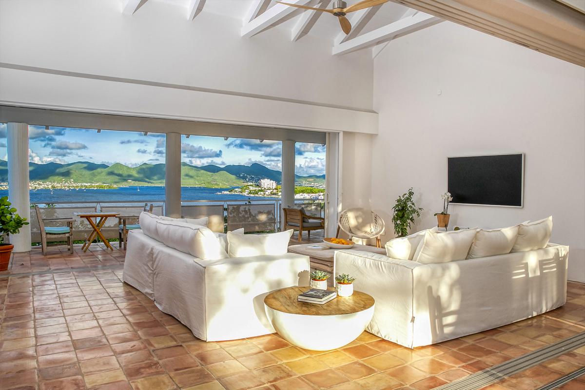 A louer villa 3 chambres Terres Basses Saint Martin_ Salon - 11